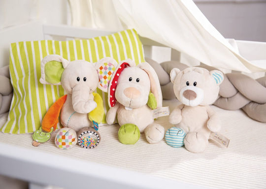 Nici Животинче Activity Cuddly Toy Elephant Dundi за 0++ месеца