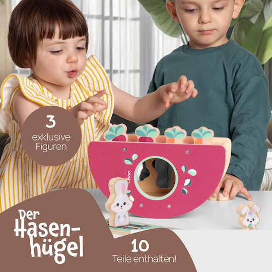 Chicco Montessori Educational Wooden Hill with Bunnies 2+ Years