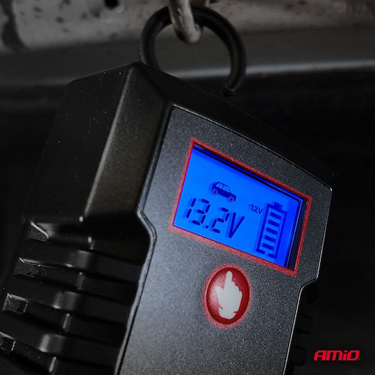 AMiO Pro Hook Зарядно за автомобилна батерия 6/12V