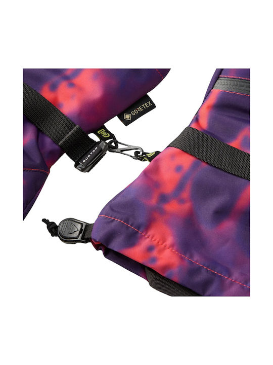 Burton Snow Ανδρικά Γάντια Σκι & Snowboard με Μεμβράνη Gore-Tex Πολύχρωμα