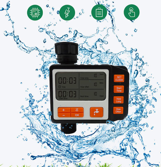 Irrigation Programmer Faucet Battery with Electrovane 1 Output
