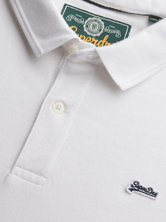 Classic Pique Polo Short Sleeve White