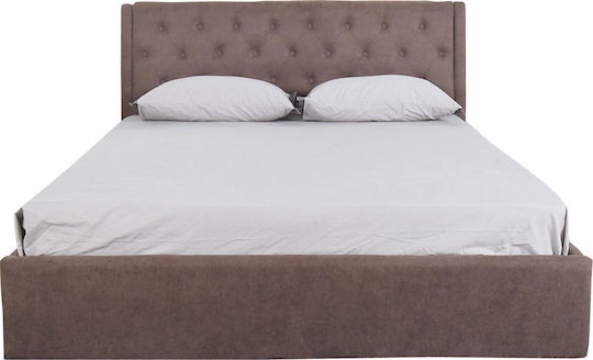 Aster Κρεβάτι Υπέρδιπλο για Στρώμα 160x200cm Σκούρο Καφέ Aster Κρεβάτι Υπέρδιπλο για Στρώμα 160x200cm Σκούρο Καφέ