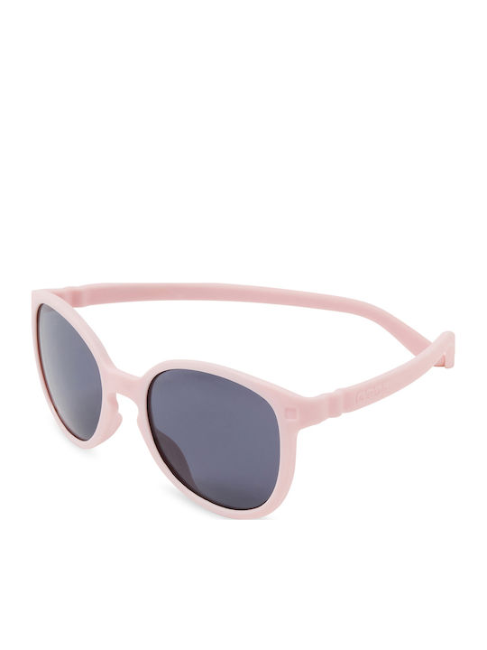 KiETLA Wazz Unbreakable Rectangle Baby Sunglasses Pink for 0-1 Year