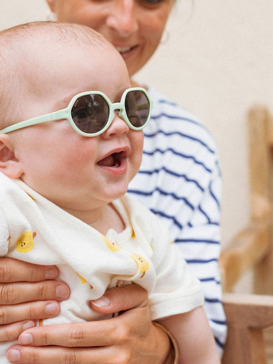 KiETLA Unbreakable Round Baby Sunglasses Blue for 0-1 Year