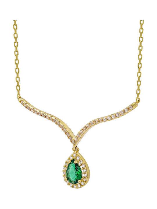 Kiriakos Gofas Necklace Made of 14K Green Gold
