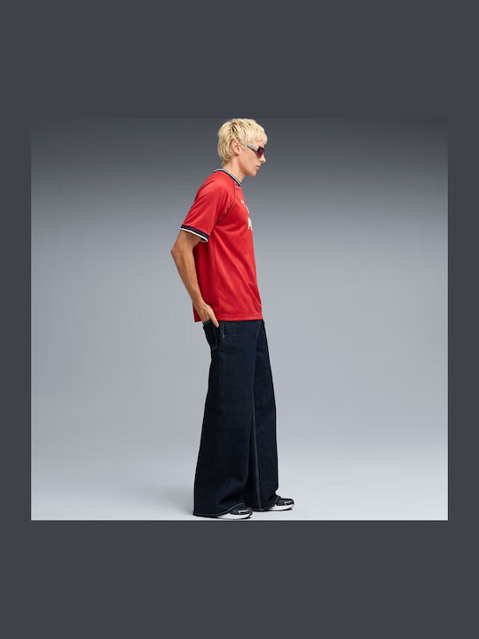 Sportliches Herrenblusen T-Shirt Rot