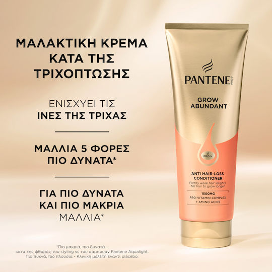 Pantene Grow Conditioner Against Hair Loss for Thin Hair 250ml