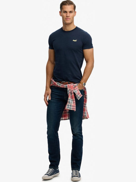 Athletic T-shirt Nautical Navy/Yellow