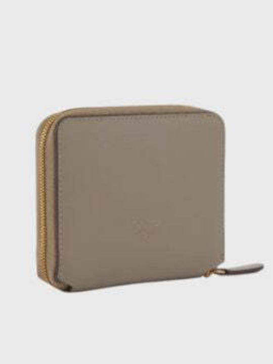 Taylor Small Leather Women's Wallet Beige