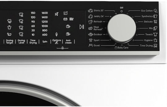 Sharp KD-NHL0S7GWD Tumble Dryer 10kg with Heat Pump