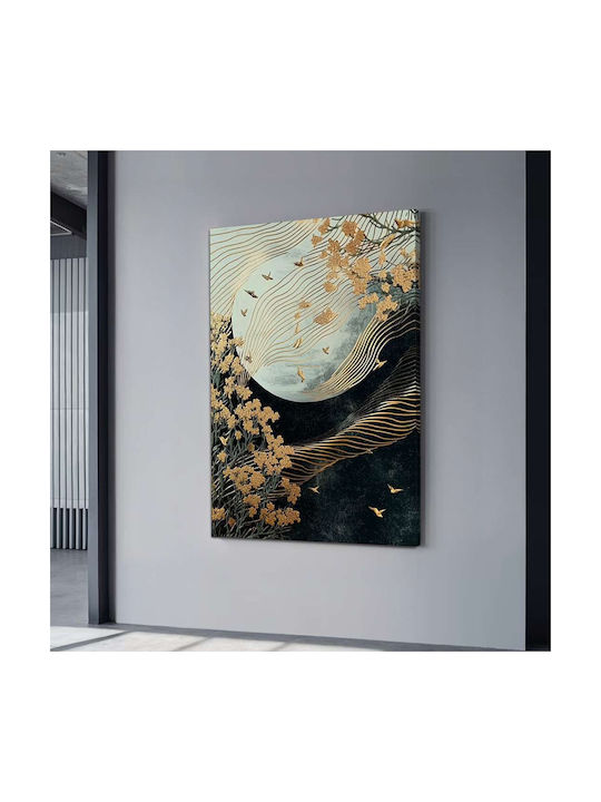 Megapap Golden Moon Canvas Painting 70x100cm