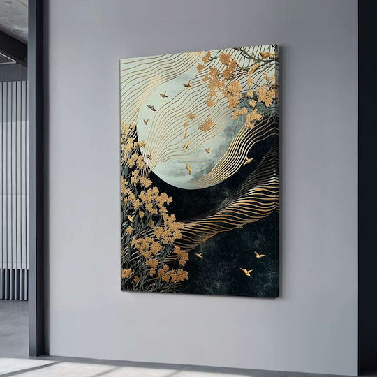 Megapap Golden Moon auf Segeltuch 70x100 cm