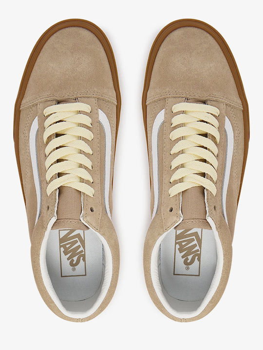 Old Skool Herren Sneakers Gum Silber
