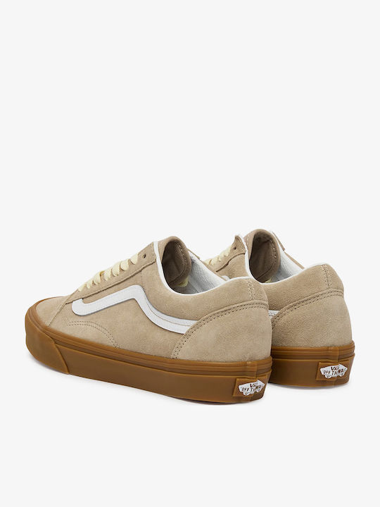 Old Skool Herren Sneakers Gum Silber