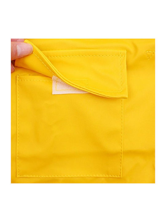 Animal Yellow Waterproof Dog Coat with 85cm Back Length