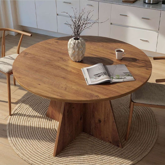 Virela Τραπεζαρίας Atlantic Pine 120x120x75εκ.