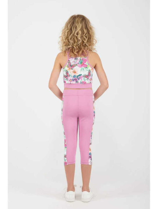 Joyce Kinderbekleidungsset mit Leggings Flieder 2 Stück