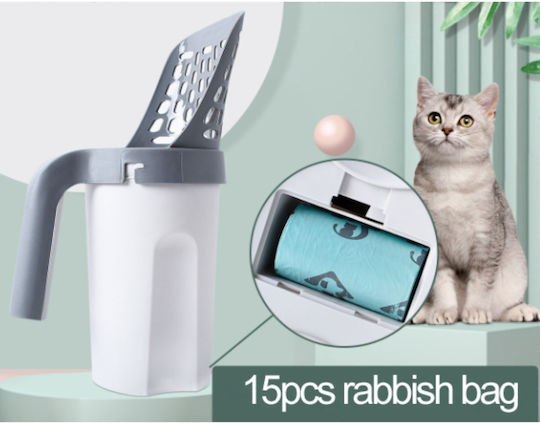 White Scoop Cat Toilet 1pcs 12x29cm