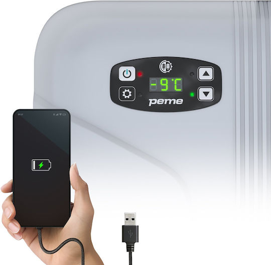 Peme Essential 27 Φορητό Ψυγείο Θερμοηλεκτρικό 23lt 230V / 12V Πράσινο