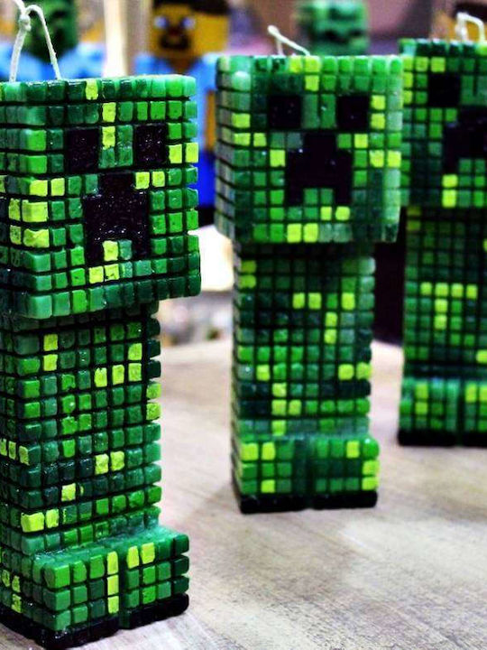 Easter Candle Minecraft Minecraft 20cm Green (Miscellaneous Designs)