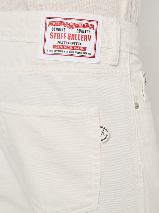 Men's Jeans Pants with Regular Fit Light Ecru 5-822.053.9.055.N0024
