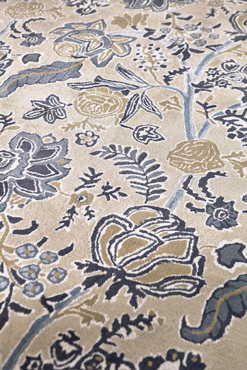 Sanderson Shalimar Χειροποίητο Χαλί Ορθογώνιο China Blue 140x200cm