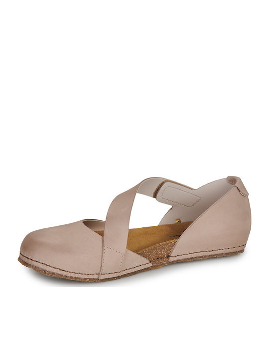 Women's Beige Ballerina Shoes