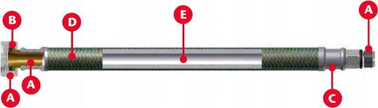 Tucai Mg-1/2-400 Mm Connection Hose