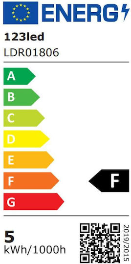 123led LED Bulb 4.9W For E27 Socket Warm White