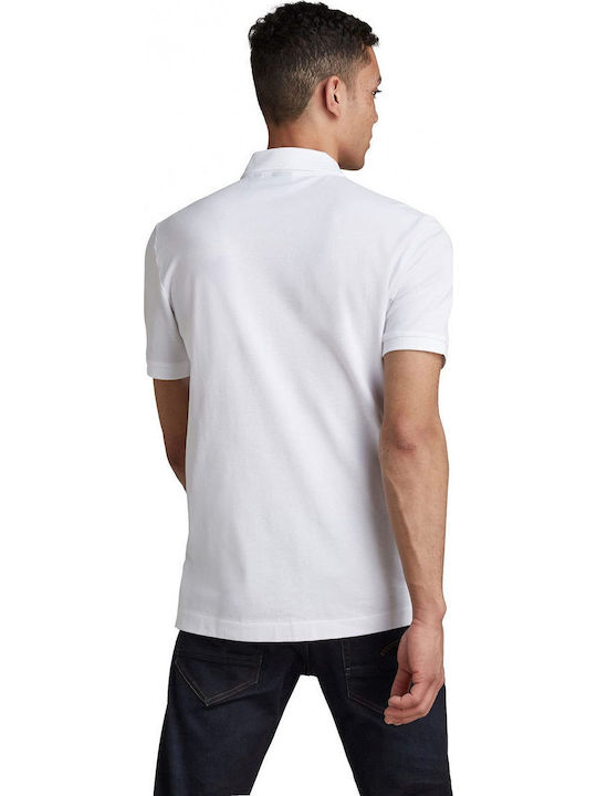 G-Star Raw Dunda Slim Polo T-shirt Λευκό