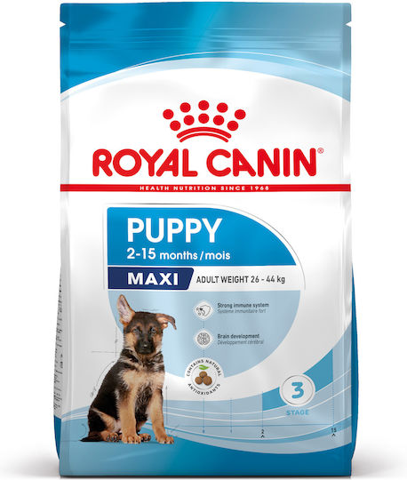 Royal Canin Maxi Puppy 12kg Dry Food for Large Breed Puppies with Poultry, Rice and Pork