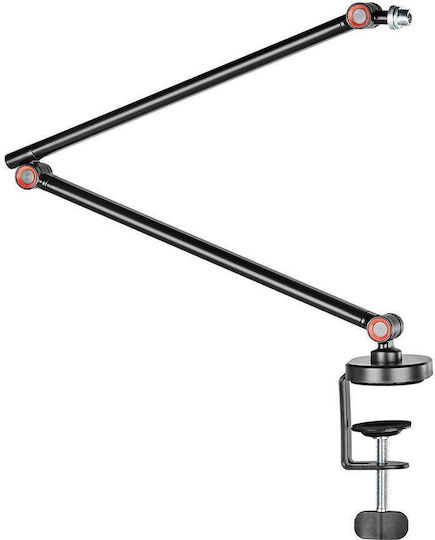 Lumi Slim Microphone Boom Arm Full Motion Desktop Table Mic Holder Stand Arm Clamp Mount Content Creator