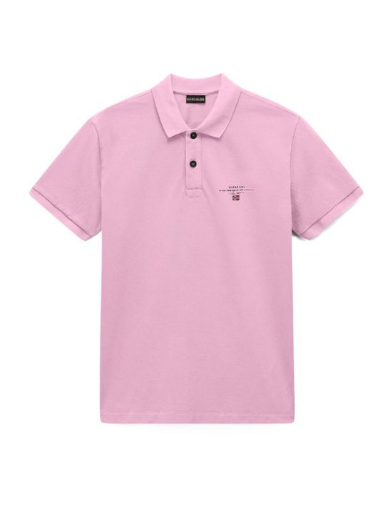 Elbas Polo Short Sleeve T-shirt Pink