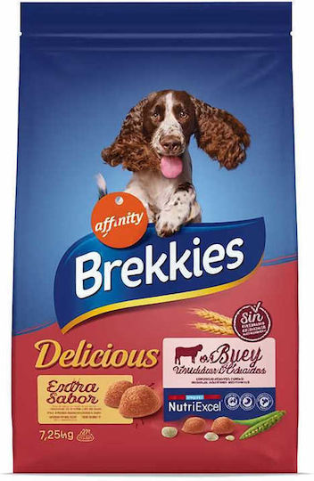 Affinity Brekkies Tender & Delicious 7.25kg Ξηρά Τροφή για Ενήλικους Σκύλους με Κρέας και Ρύζι