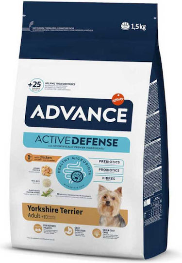 Affinity Advance Yorkshire Adult 1.5kg Ξηρά Τροφή για Ενήλικους Σκύλους Μικρόσωμων Φυλών με Κοτόπουλο και Ρύζι