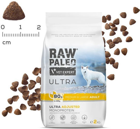 2kg Dry Food Grain-Free & Gluten-Free for Adult Medium & Large Breed Dogs with Turkey