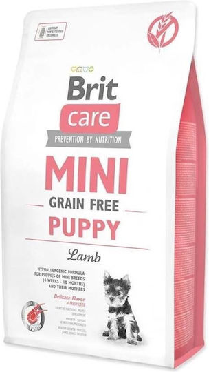 Brit Care 7kg Dry Food Grain-Free & Gluten-Free for Small Breed Puppies with Lamb