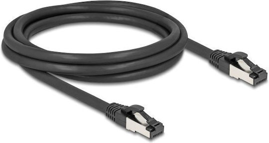 DeLock S/FTP Cat.8.1 Καλώδιο Δικτύου Ethernet Μαύρο