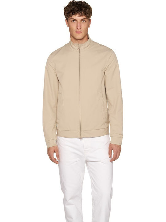 Bomber Jacket Waterproof and Windproof Beige