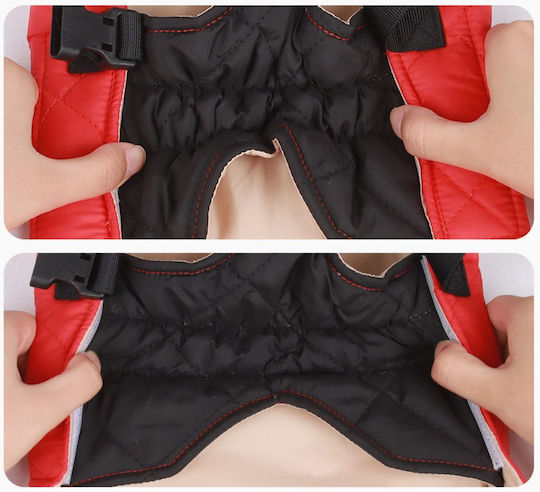 Red Dog Coat with 50cm Back Length