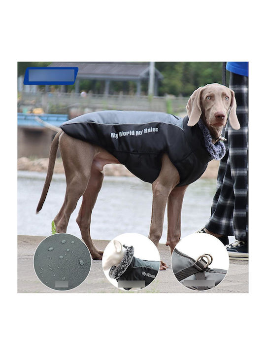 Animal Hundemantel Gray mit Rückenlänge 42 cm.