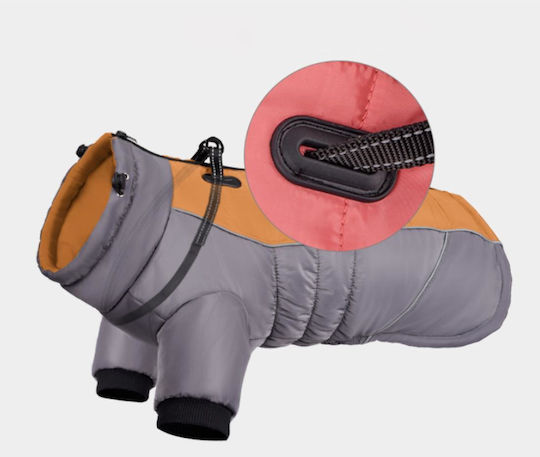 Μπουφάν Σκύλου Αδιάβροχο Ροζ 43cm