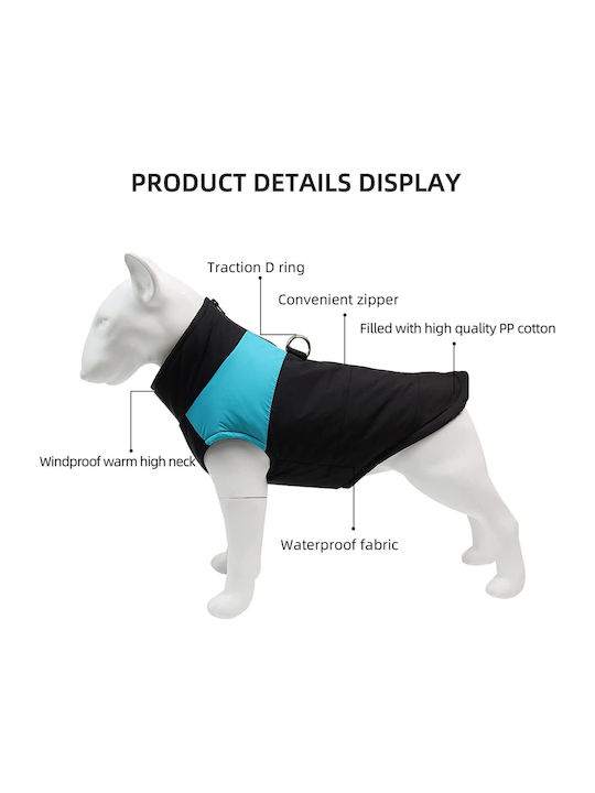 Animal Blue Dog Coat with 31cm Back Length