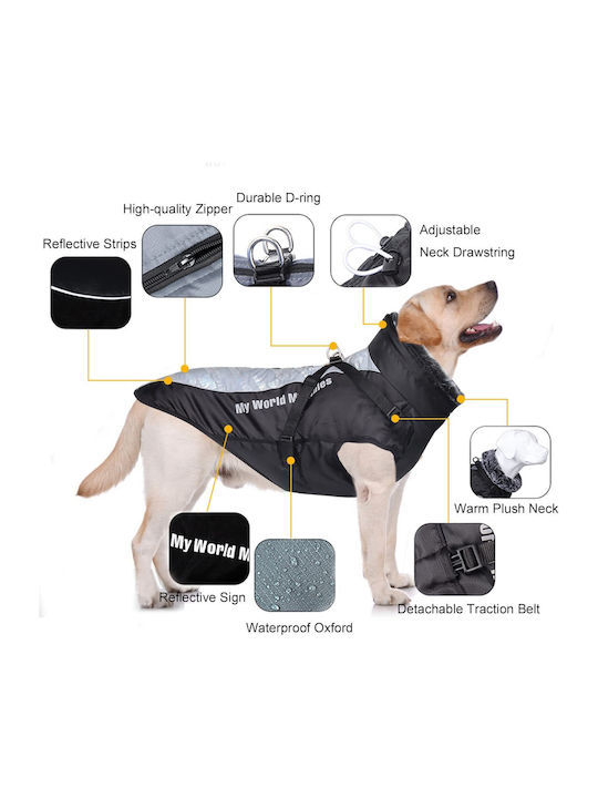 Animal Hundemantel Gray mit Rückenlänge 42 cm.