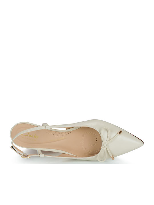 Heels with Strap Beige