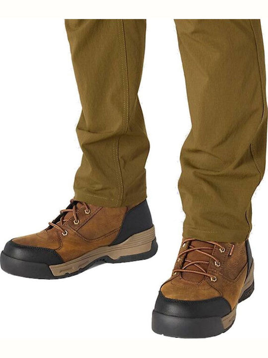 Herrenhose Fracht Elastisch Entspannt Passform Braun