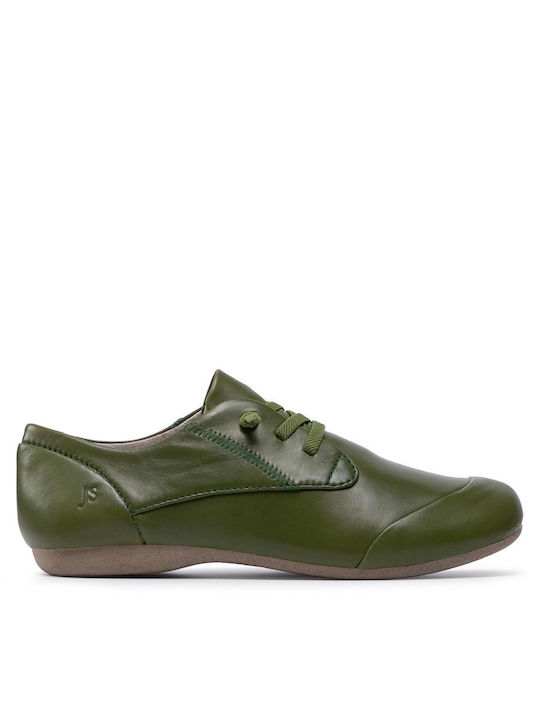Women's Oxfords In Green Colour