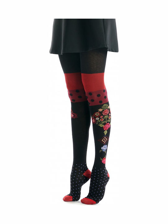 Women's Pantyhose Multicolour with Print