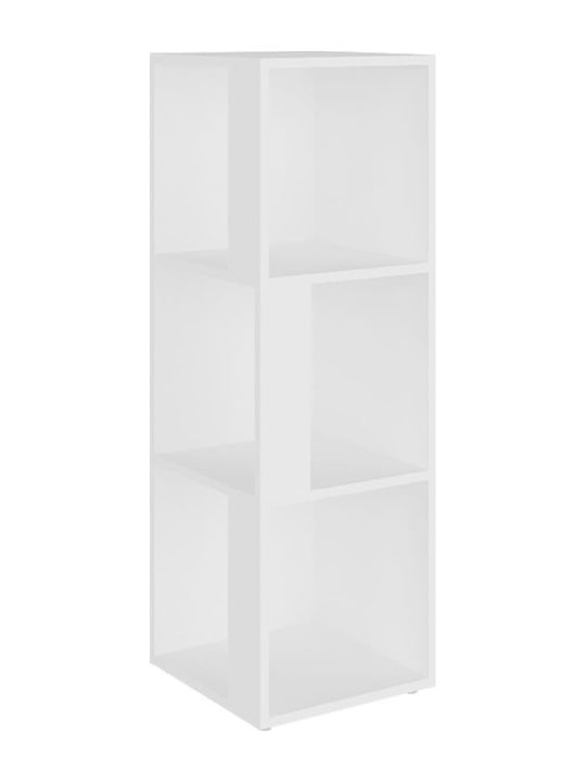 Bibliothek Weiß 33x33x100cm